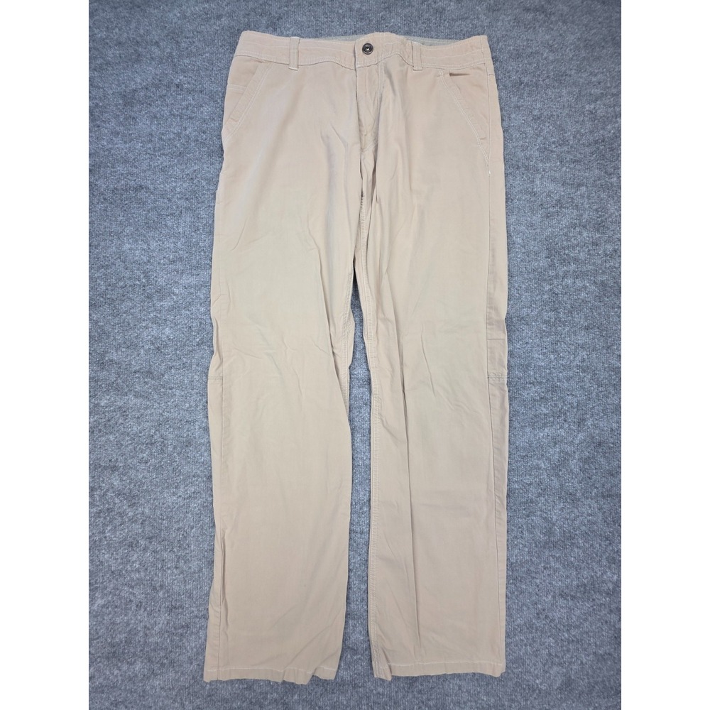 Kuhl SLAX Pants Men's 34 x 32 (FITS 32 x 31) Beige Stretch Chino